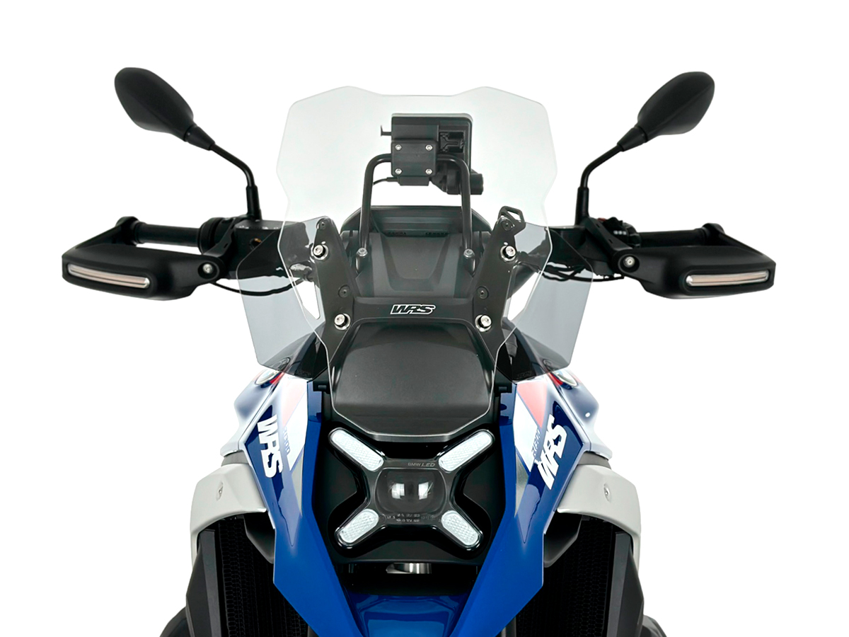 Plexi motocyklu WRS TOURING BM088T pro BMW R 1300 GS ABS rok 2023-2024 barva čirá bez deflektorů 