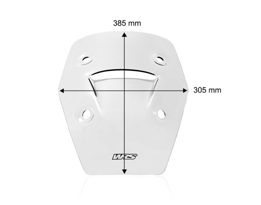a Plexi motocyklu WRS verze ENDURO pro APRILIA TUAREG 660 rok 2022-2024 barva čirá, výška plexi 38,5 cm