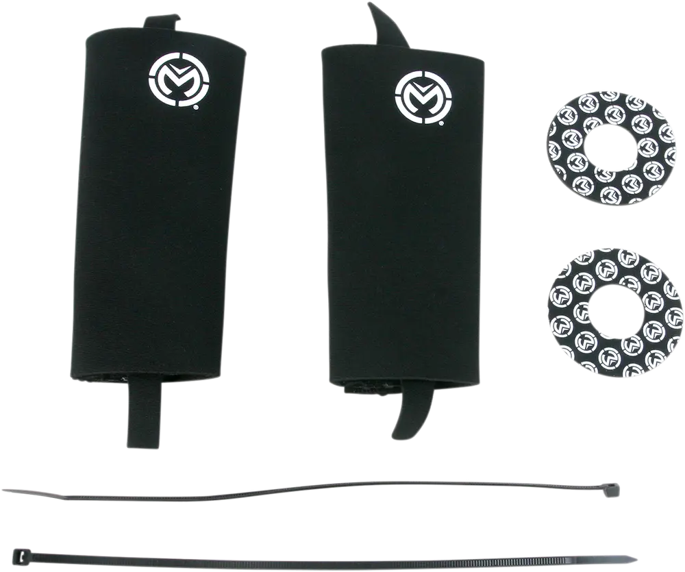 Návleky na vidlice / chrániče vidlic neopren na zip MOOSE RACING EASY ON FORK SKINS SMALL průměr 32 mm-43 mm, sada 2 kusů - pár 