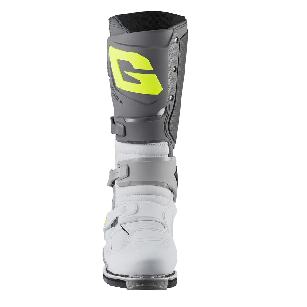 Motokrosové/enduro boty GAERNE SG 22 barva flou žlutá/šedá/bílá