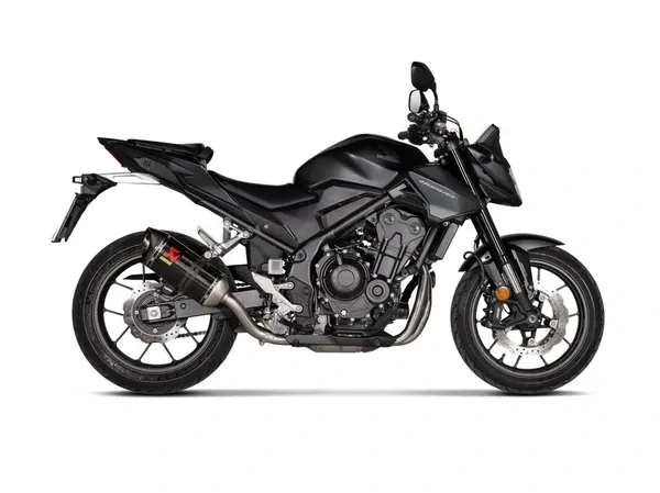 Koncovka výfuku motocyklu AKRAPOVIČ SLIP-ON SERIES MUFFLERS pro HONDA CB 400 / 500 F rok 2021-2025, homologovaná