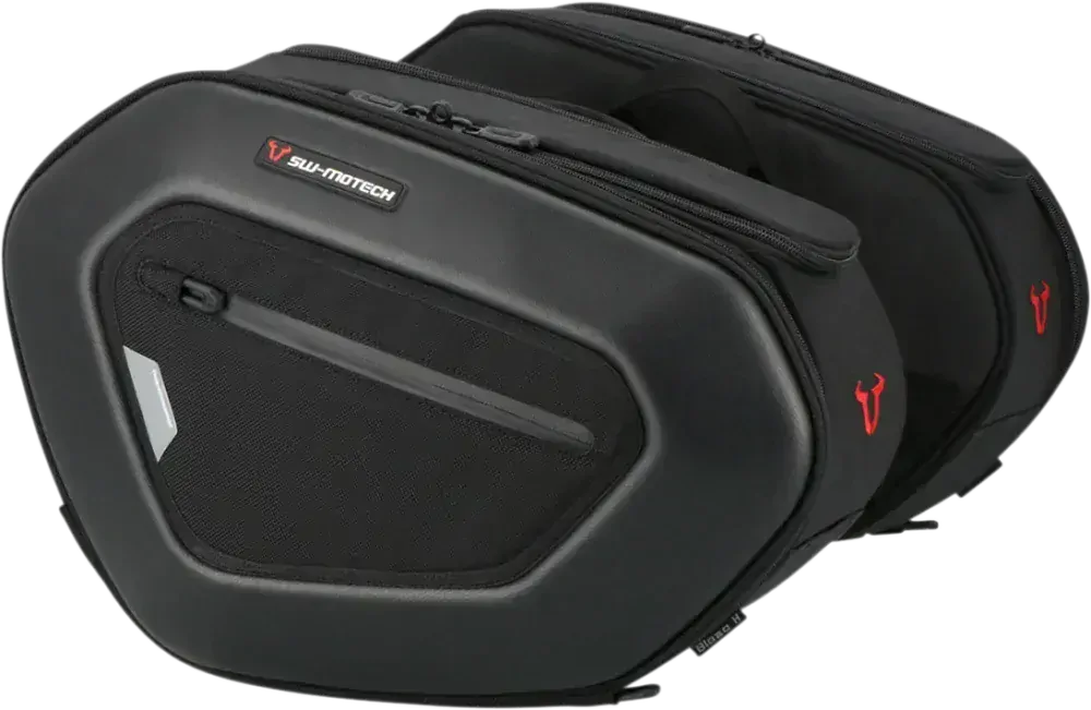 Textilní sedlové brašny motocyklu SW MOTECH PRO BLAZE SADDLEBAG SETS pro KAWASAKI Z H2 1000 ABS rok 2020-2024 - barva černá- pár 