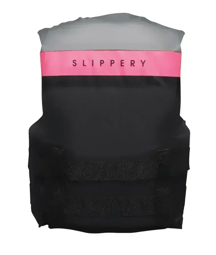 Dámská vesta pro vodní sporty SLIPPERY HYDRO VEST černá/růžová velikost XS, obvod hrudníku 71-81 cm