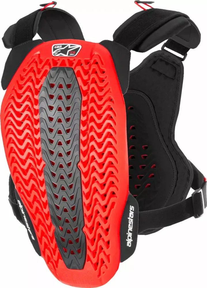 A Hrudní / zádový chránič / chránič těla  ALPINESTARS A-5 PLASMA CHEST PROTECTOR černá/ červená velikost M/L