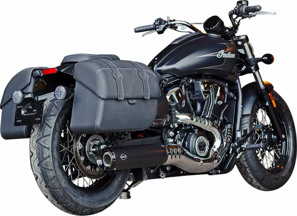 Koncovka výfuku S&S CYCLE S&S CYCLE GRAND NATIONAL 550-1121 pro motocykl INDIAN SPORT SCOUT 1250 ABS rok 2025, barva černá
