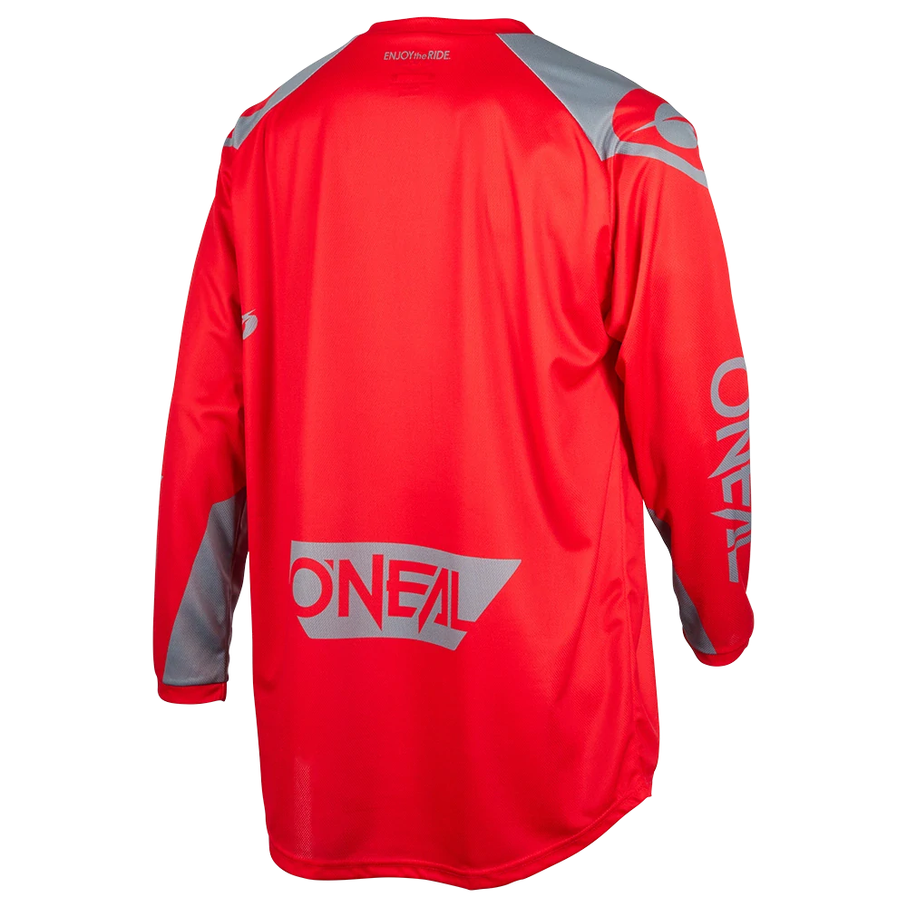 A Motokrosový - enduro komplet dresu a kalhot ONEAL MATRIX RIDEWEAR červená/šedá velikost 38+XXL