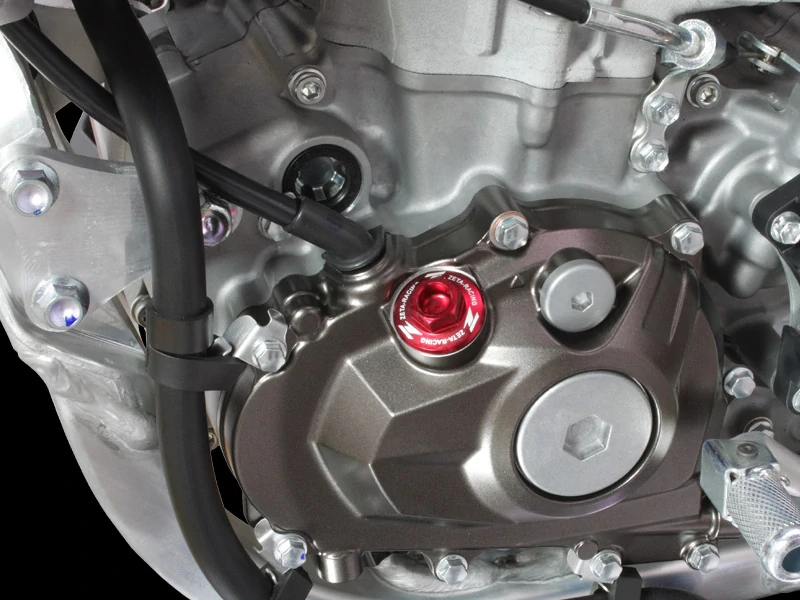 Zátka nalévacího otvoru oleje ZETA Oil Filler Plug Honda CR / CRF viz popis, barva modrá