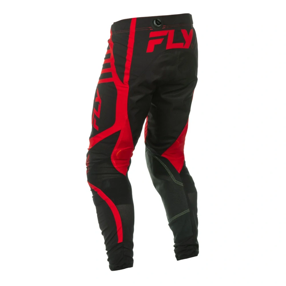a Lehké a maximálně pohodlné motokrosové kalhoty FLY RACING LITE USA barva černá/červená velikost 32