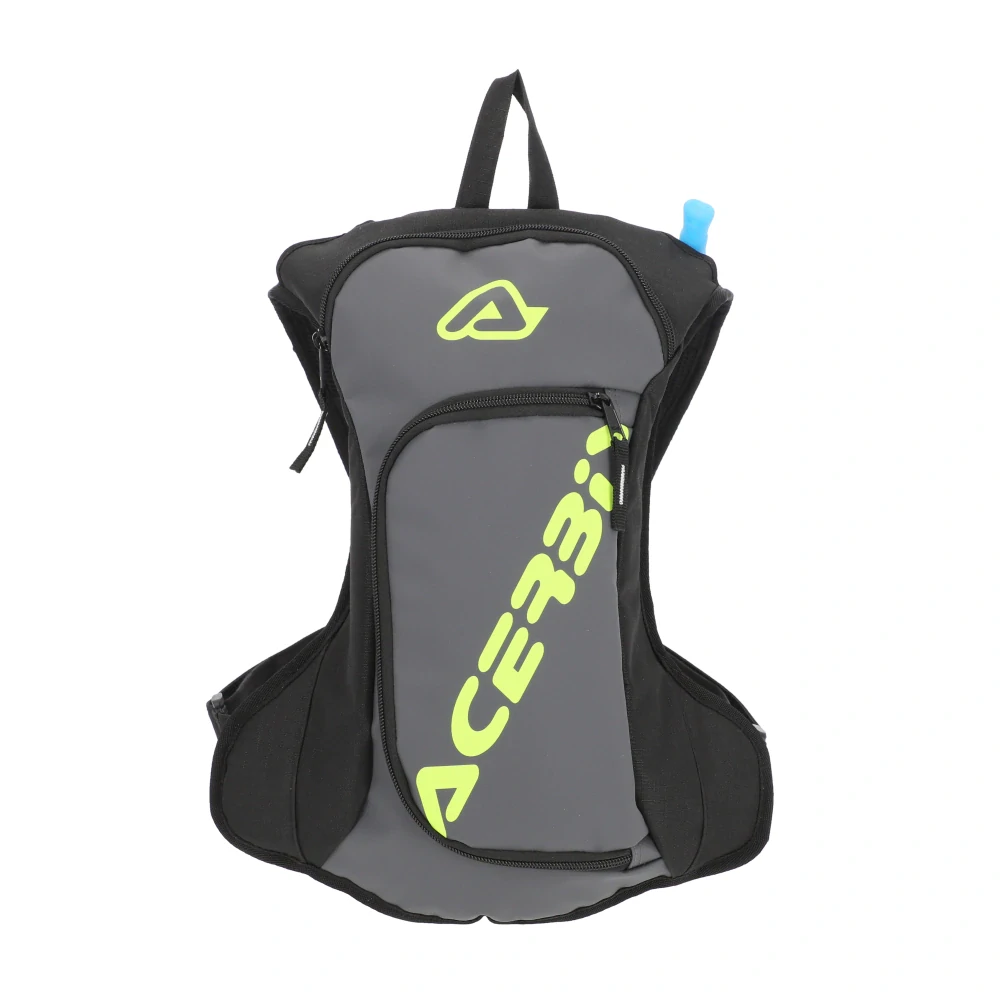 a Batoh s picím vakem / picí vak ACERBIS ACQUA DRINK BAG/BACKPACK objem batohu 5 litrů, objem picího vaku 2 litry, barva černá/šedá/žlutá fluo