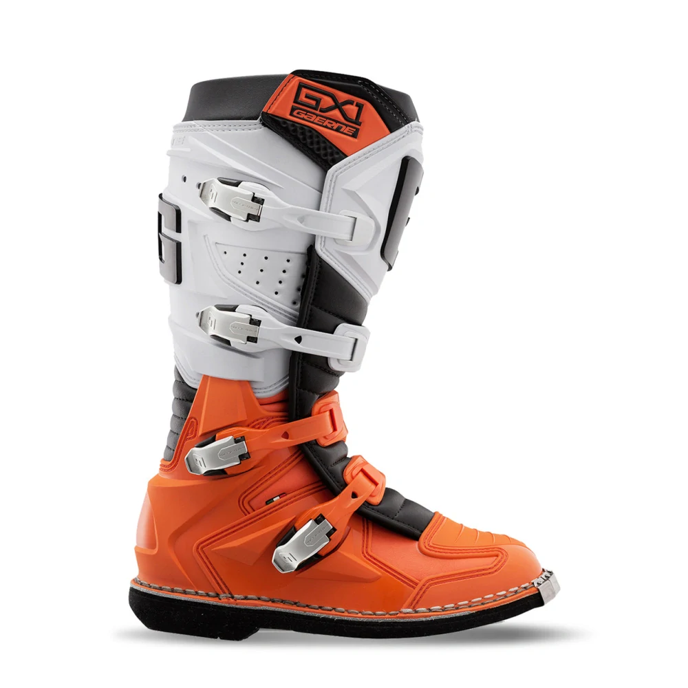 Motokrosové boty Gaerne GAERNE GX-1 oranžová/bílá/černá