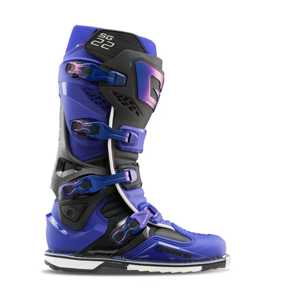 Motokrosové/enduro boty GAERNE SG 22 FUTURE DUSK barva černá/fialová