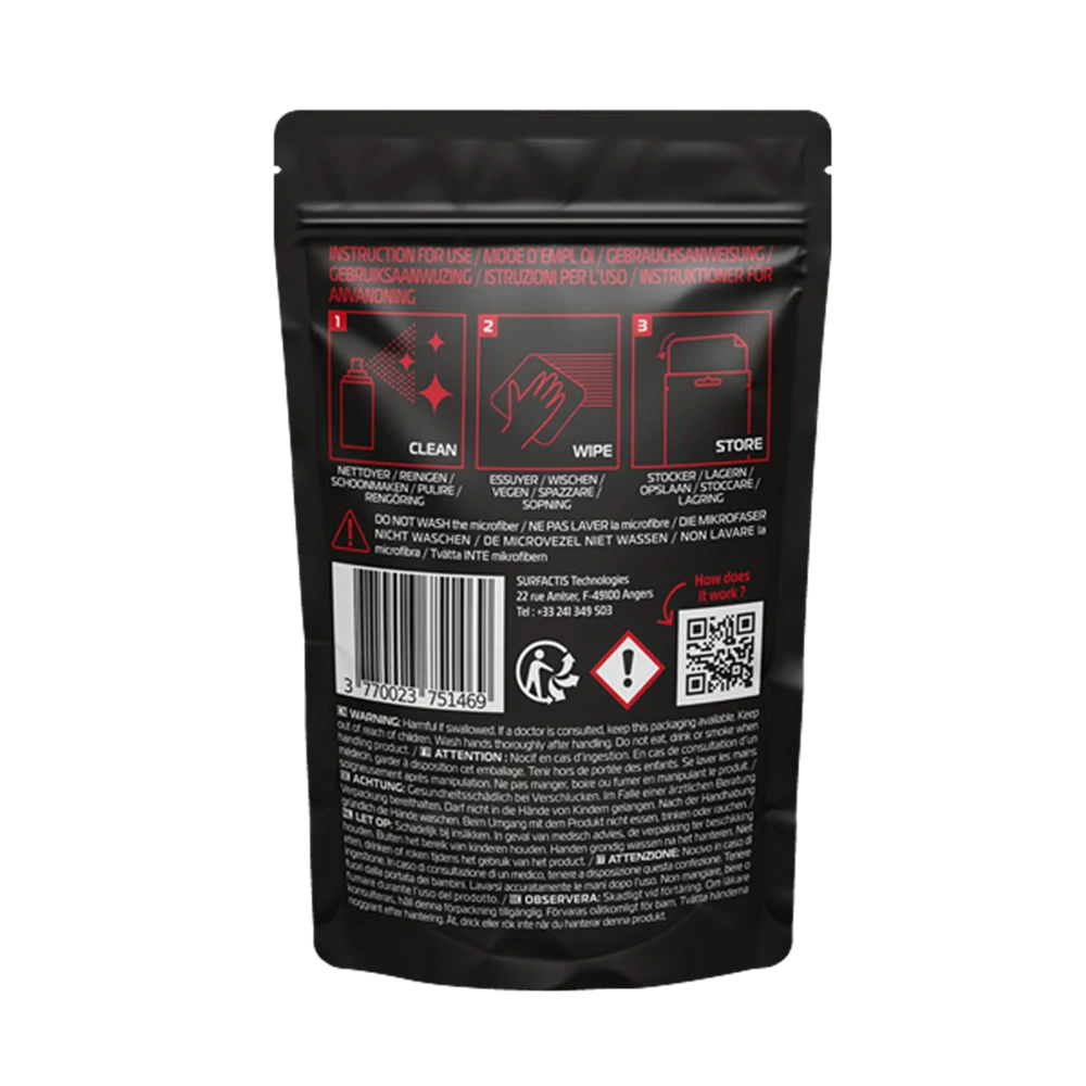 Vysoce učinný čistící prostředek na brýle a plexi VISIOCRYSTAL SURFACE čistič hledí - rozprašovač - balení XL obsah 250 ml 