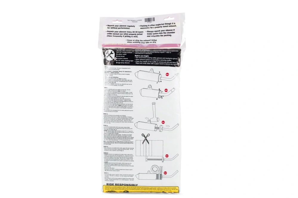 a Vata do výfuku FMF PREMIER 2-STROKE PACKING 015301