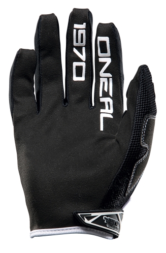 A Motokrosové rukavice ONEAL JUMP Typo BARVA ČERNÁ/BÍLÁ velikost M (9), PÁR 