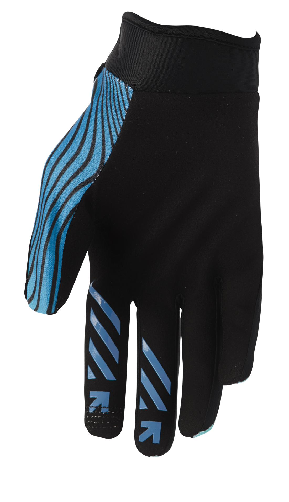 Motokrosové / enduro / mtb rukavice THOR LAUNCHMODE IDENTITY barva teal/černá