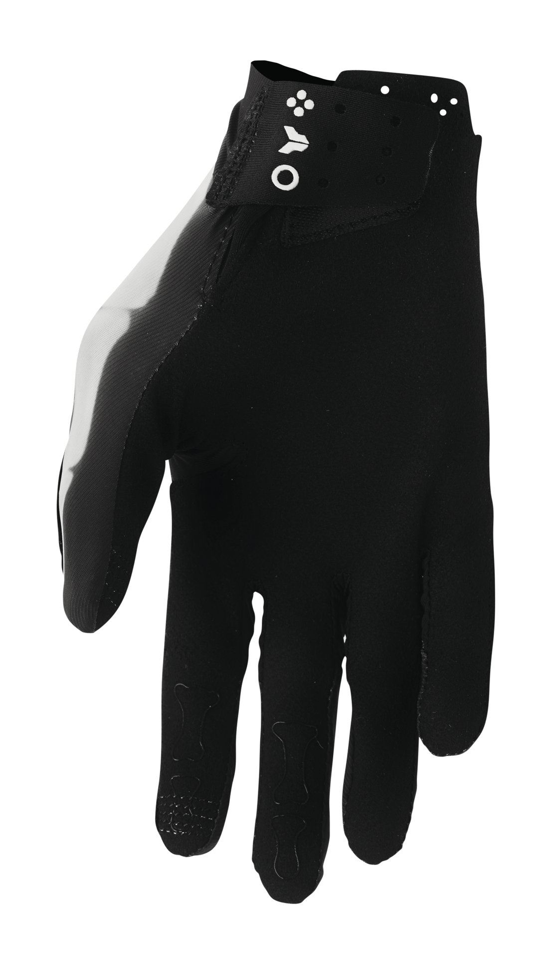 Motokrosové / MTB rukavice s jednovrstvou dlaní THOR SPORTMODE  X-RAY barva černá/bílá