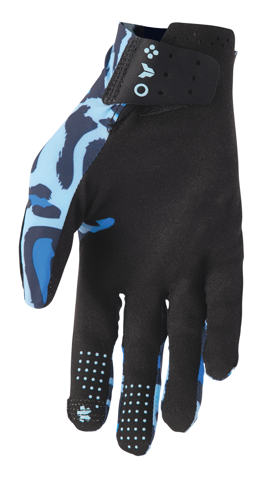 Motokrosové / MTB rukavice s jednovrstvou dlaní THOR SPORTMODE CHEETAH barva modrá/midnight