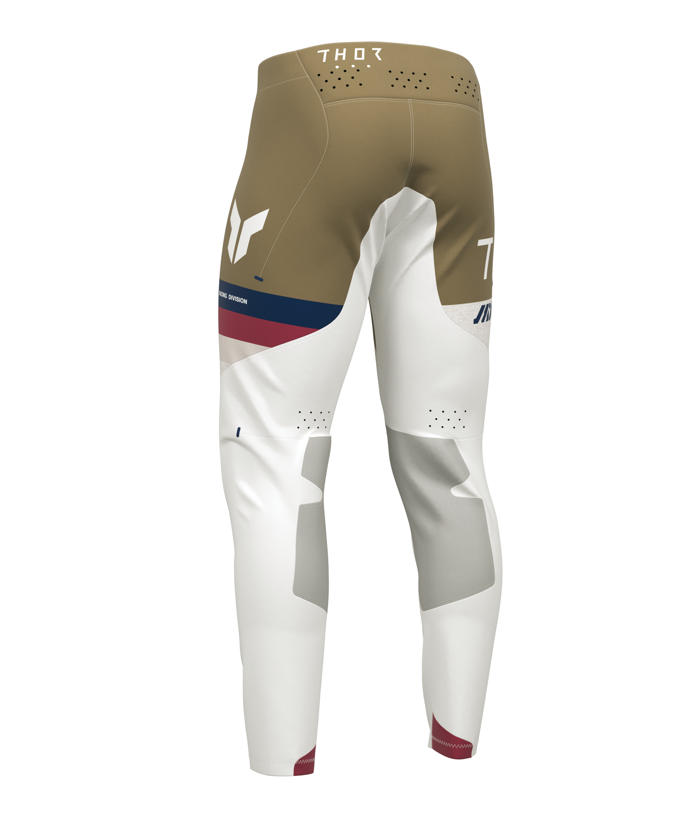 Lehké a pružné motokrosové - enduro kalhoty THOR SPORTMODE LEAGUE barva bílá copper