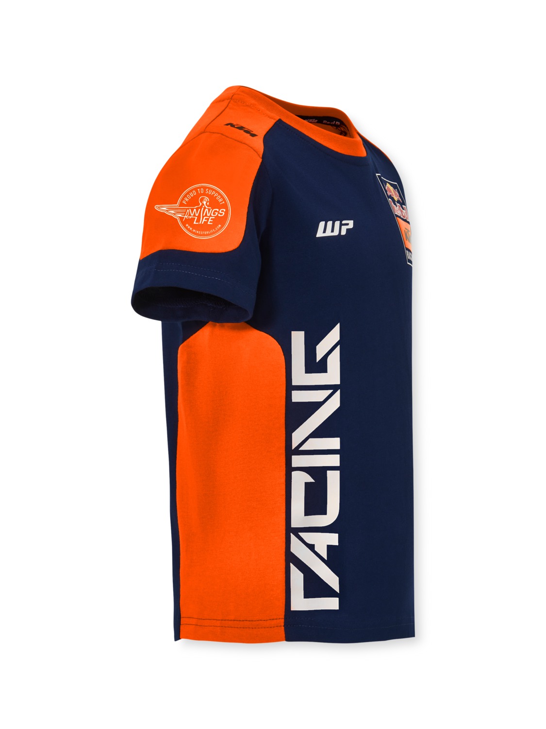 Dětské triko s krátkým rukávem KTM KIDS REPLICA TEAM TEE modrá/oranžová