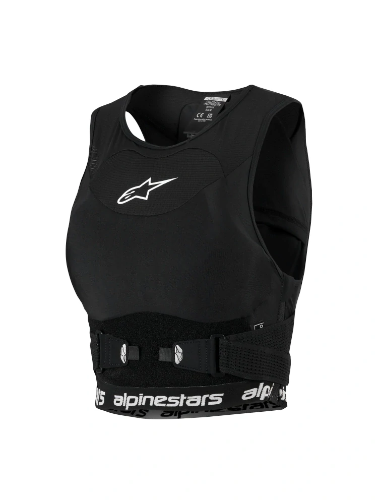Dámský motokrosový hrudní a zádový chránič ALPINESTARS STELLA PLASMA CHEST PROTECTOR barva bílá/černá velikost L