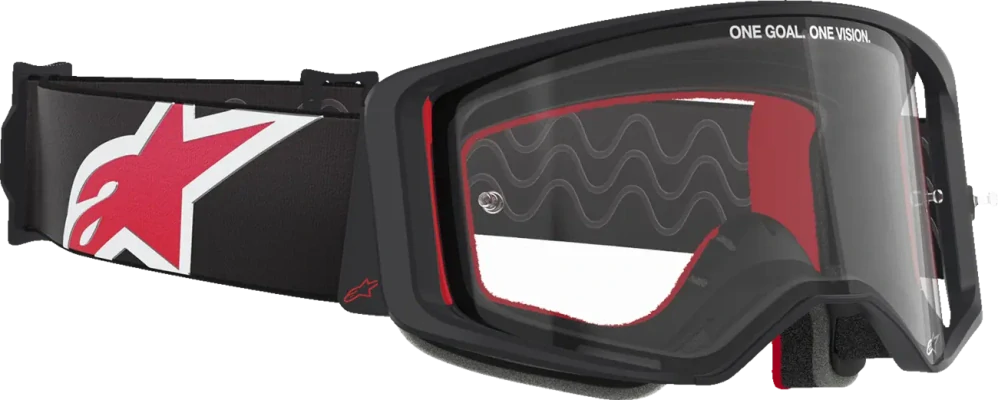 Motokrosové / enduro brýle ALPINESTARS GOGGLE SUPERTECH CORP 5100125-1422 barva černá, čiré plexi 