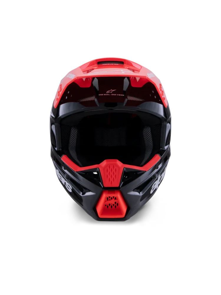 Motokrosová přilba ALPINESTARS SM3 / SM-3 / S-M3 / 8300726-1553 RADIUM černá/bílá/červená