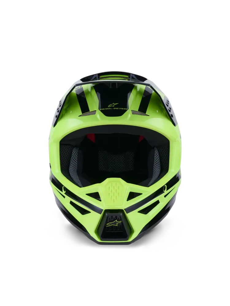 Motokrosová přilba ALPINESTARS SM3 / SM-3 / S-M3 / 8300926-5011 HEAT žlutá fluo/černá