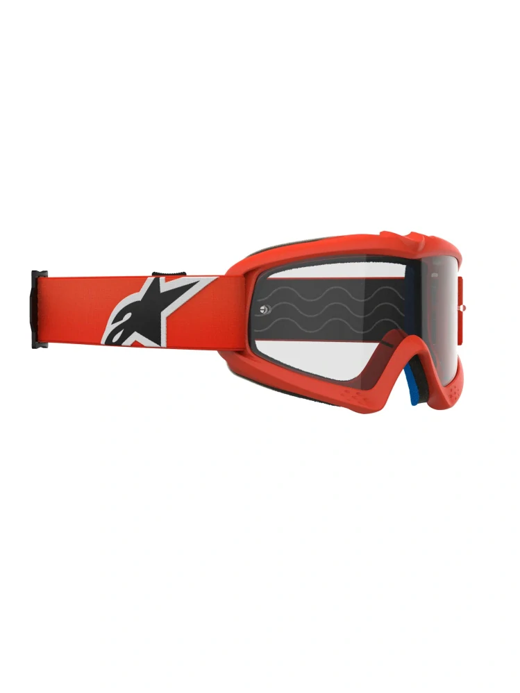 Dětské motokrosové / enduro / MTB brýle ALPINESTARS VISION CORP barva oranžová, čirá čočka 