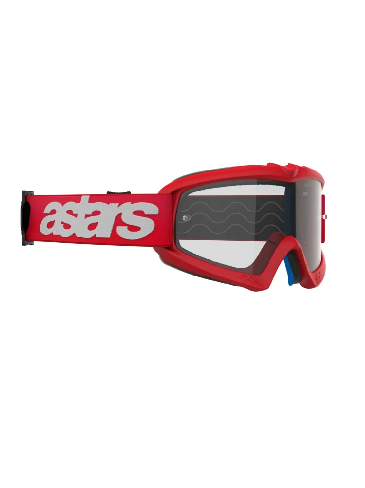 A Dětské motokrosové / enduro / MTB brýle ALPINESTARS VISION BLAZE barva červená, čirá čočka 