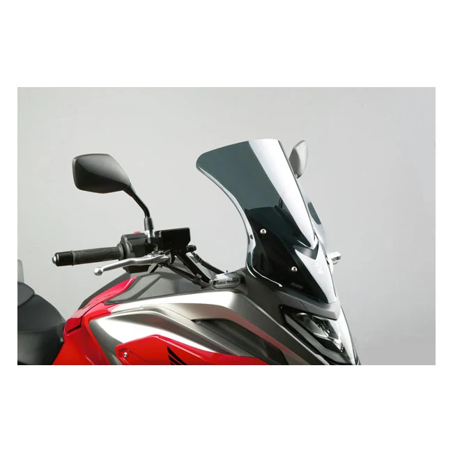 Plexi motocyklu NATIONAL CYCLE verze nízká pro HONDA NC 750X rok 2021-2024 barva tmavě šedá, výška plexi 42,2 cm