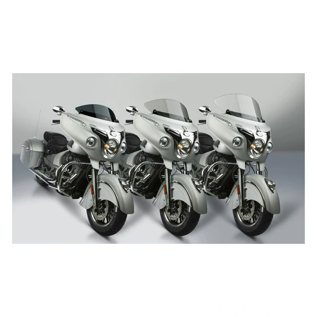 Plexi motocyklu NATIONAL CYCLE verze nízká N20703 pro INDIAN CHIEFTAIN CLASSIC rok 2019-2020 barva tmavě šedá, výška plexi 28,6 cm 