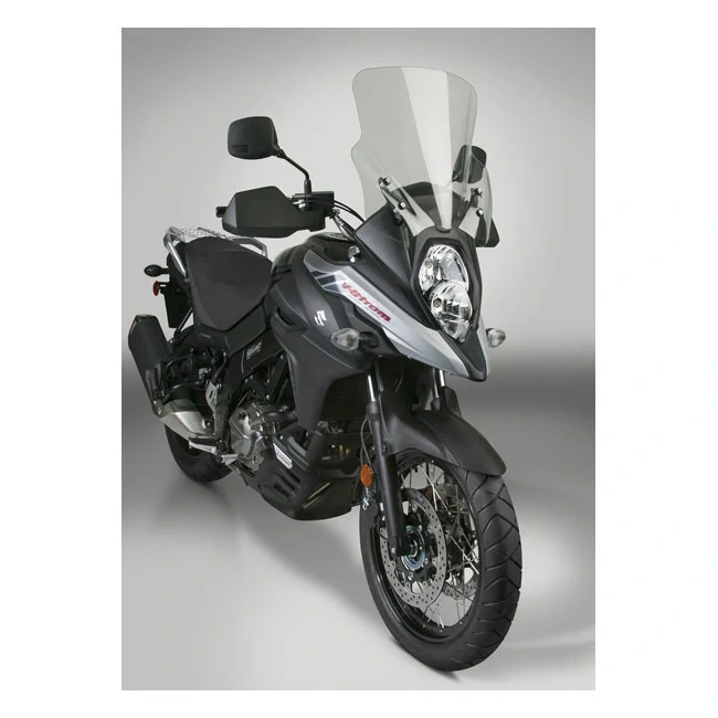 Plexi motocyklu NATIONAL CYCLE verze střední N20221 pro SUZUKI DL 650 V-STROM / V-STROM ADVENTURE/X/XT rok 2017-2021  barva světle šedá, výška plexi 41,9 cm  