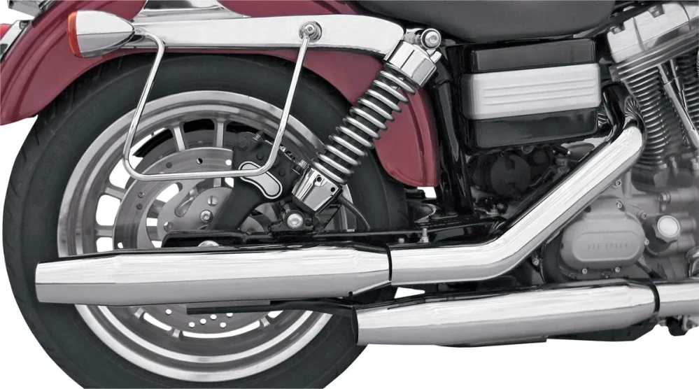 Koncovky výfuku KHROME WERKS 3" HP PLUS SLIP-ON MUFFLERS pro HARLEY DAVIDSON XL rok 2004-2013 viz popis, barva chromová 