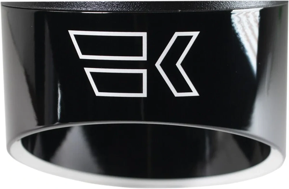 Zakončení koncovky výfuku KHROME WERKS pro výfuky s vnějším průměrem 11,5 cm (4,5") BLACK POWDERCOATED EDGE TIP