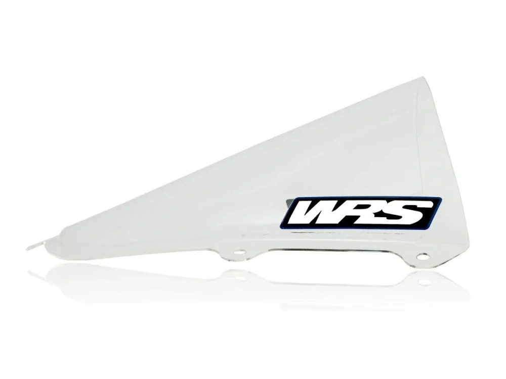 Plexi motocyklu WRS pro YAMAHA R1 / M rok 2020-2024 (TRACK) barva čirá, výška o 4,5 cm vyšší než originální
