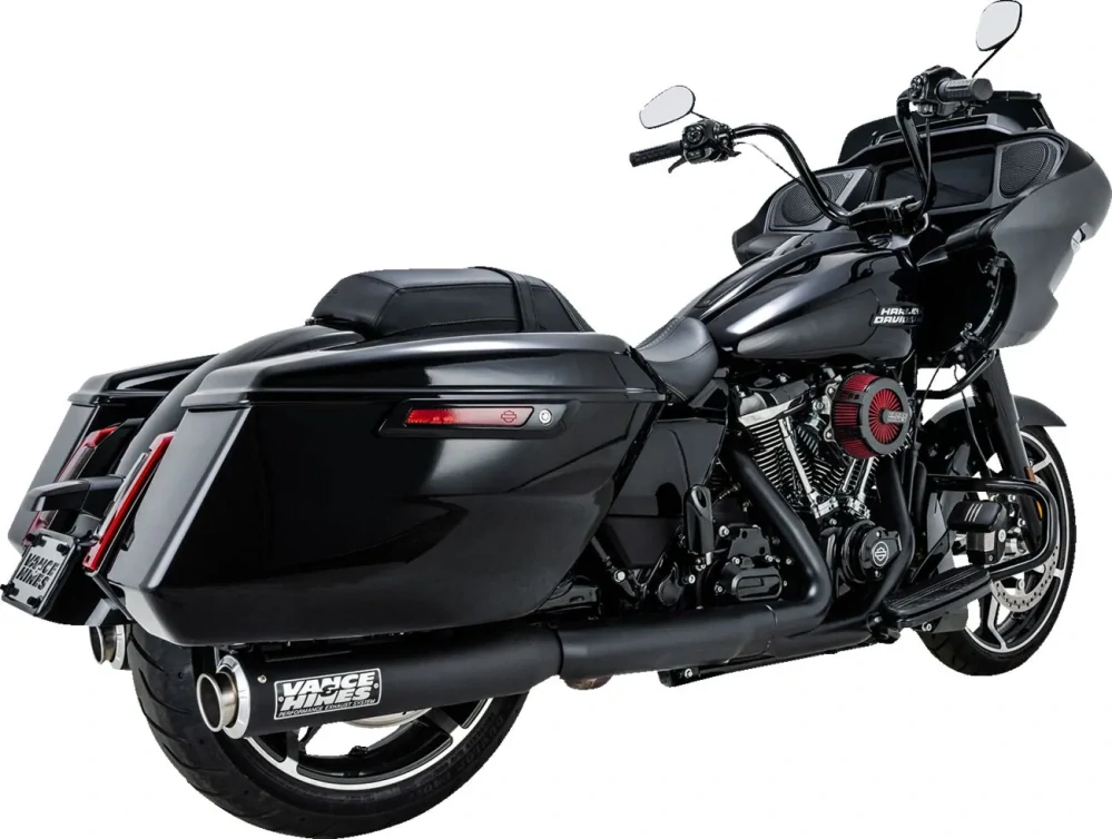 Koncovky výfuku VANCE & HINES SUPERSPORT SLIP-ONS HARLEY DAVIDSON TOURING rok 2024-2025 viz popis, barva černá
