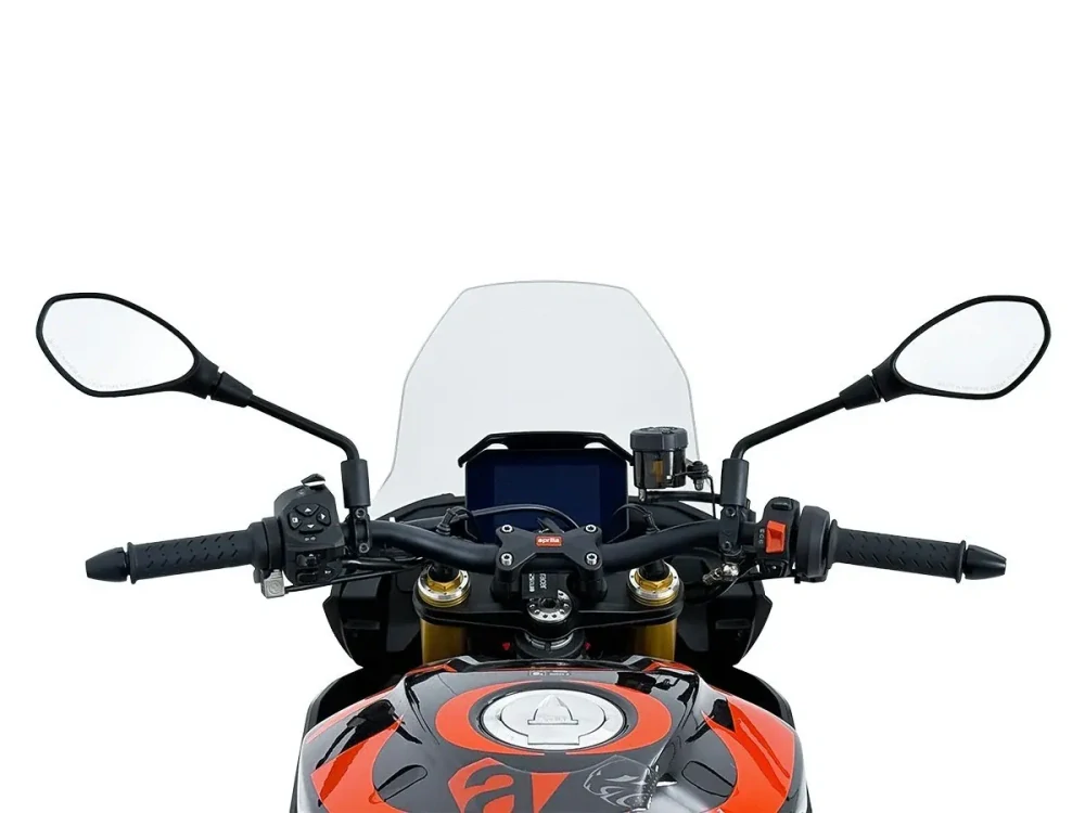 Plexi motocyklu WRS verze TOURING pro motocykly APRILIA TUONO V4 1100 RR ABS rok 2025 výška o 10 cm vyšší než originál , barva čirá