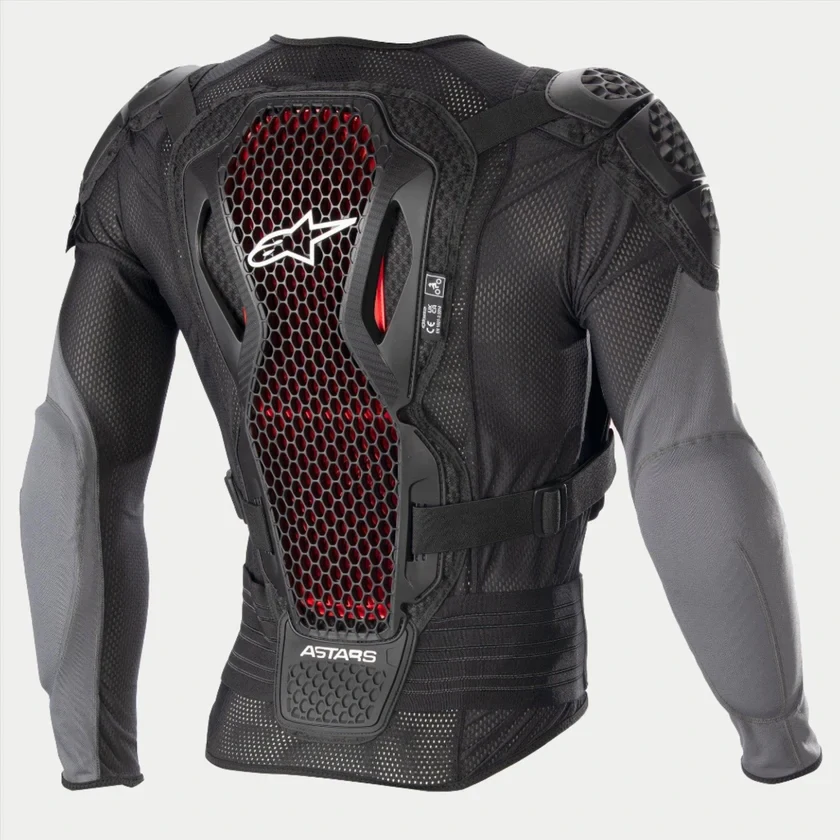 Tělový chránič/chráničová košile /chránič hrudníku, zad, ramen a loktů  ALPINESTARS BIONIC PLUS V2 PROTECTOR JACKET 6506723-1036 barva černá/červená