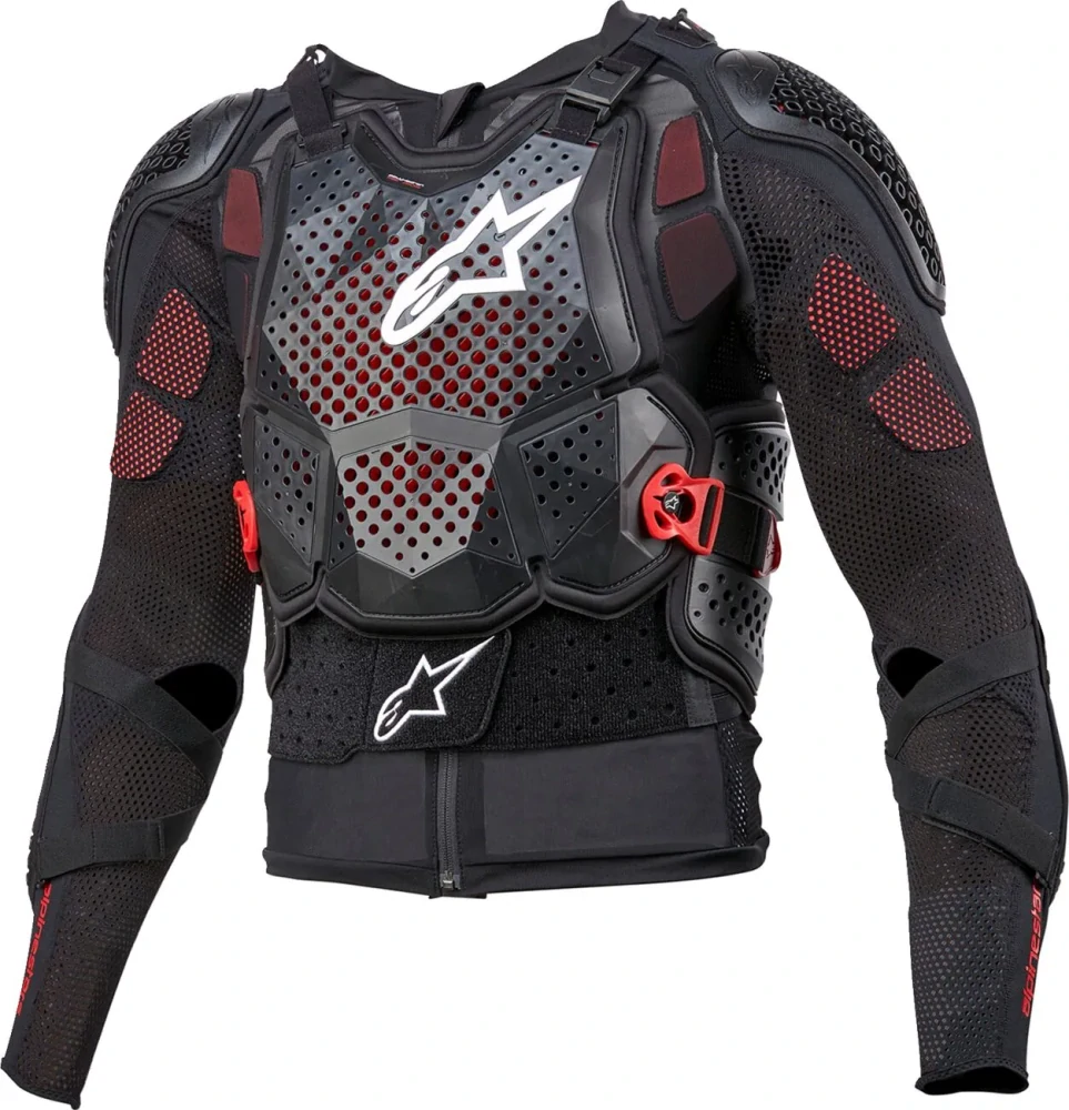 Tělový chránič/chráničová košile /chránič hrudníku, zad, ramen a loktů  ALPINESTARS BIONIC TECH V3 PROTECTOR JACKET 6506524-123 barva černá/červená