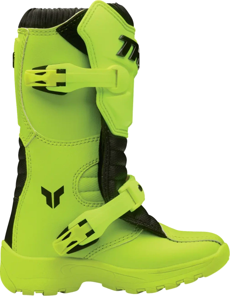 Dětské motokrosové boty / MX boty / motokrosová obuv THOR BLITZ MINI XR barva acid fluo/černá - pár