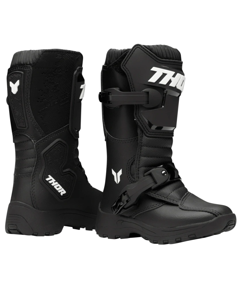 Dětské motokrosové boty / MX boty / motokrosová obuv THOR BLITZ MINI XR barva bílá/černá - pár