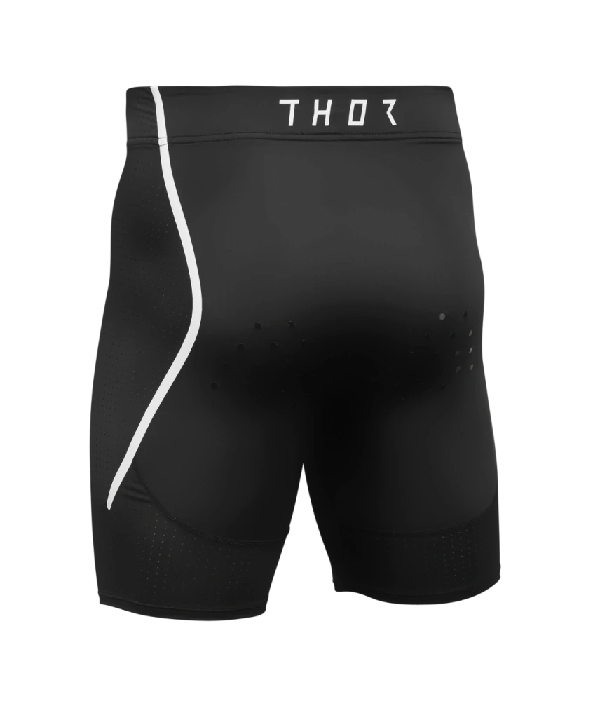 Lehké kompresní podvlíkací ochranné šortky / základní vrstva THOR COMP SHORT barva černá