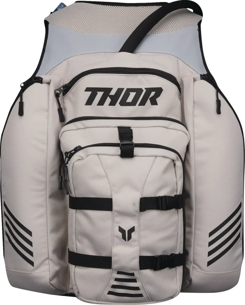 Vesta s picím vakem / hydratační vesta THOR TRACKER VEST s integrovaným 3 l vakem, barva šedá, velikost S-L