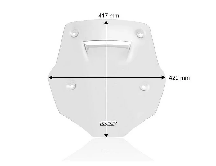 Plexi motocyklu WRS pro CF MOTO 800 MT rok 2022-2026 verze SPORT výška 52,3 cm, barva čirá