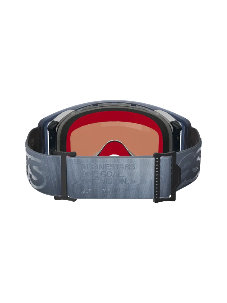 Motokrosové / enduro brýle ALPINESTARS GOGGLE SUPERTECH VISTA 5100226-1581 barva černá/šedá, zlaté zrcadlové plexi 