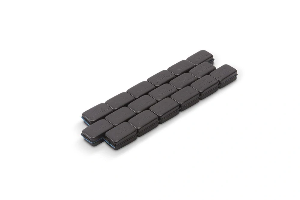 Závaží s lepící vrstvou pro vyvážení motocyklového kola MOTION PRO WHEEL WEIGHTS STEEL barva černá, 72 ks o váze 7 g (ks)