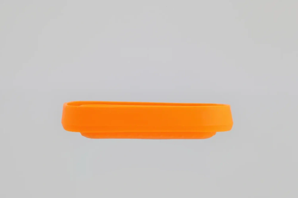 Magnetická silikonová skládací miska na nářadí DAYTONA SILICONE TRAY MAGNETIC ROUND barva oranžová, tvar čtverec 