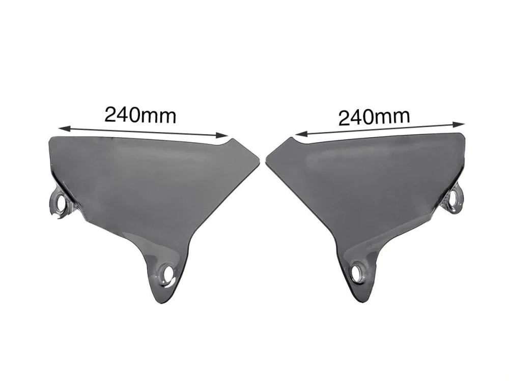 Deflektory motocyklu WRS pro MULTISTRADA V4 / S / S SPORT 2020-2026 barva tmavě kouřová
