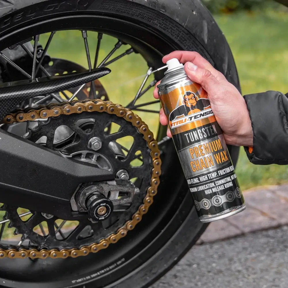 Prémiový vosk na motocyklový řetěz TRU TENSION TUNGSTEN PREMIUM CHAIN WAX M029 balení 500 ml