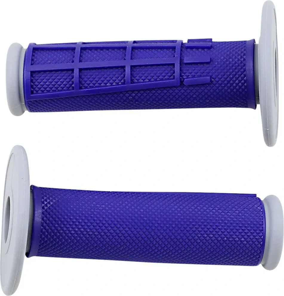 Motokrosové gripy MOOSE OFFROAD COMP DIAMOND HALF WAFLE GRIPS /půl vawle barva modrá